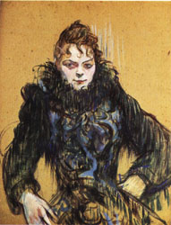 Woman with a Black Boa